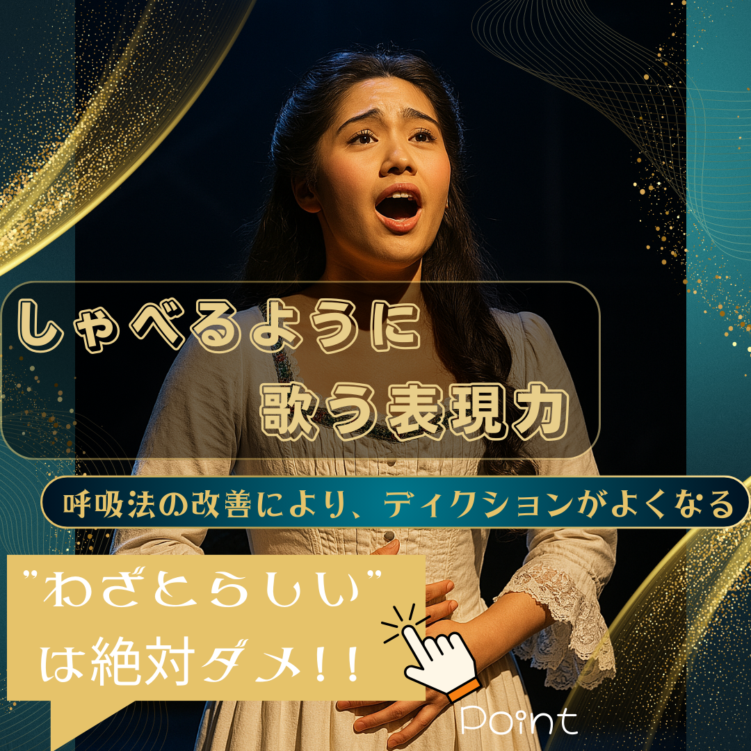 喋るように歌う表現力