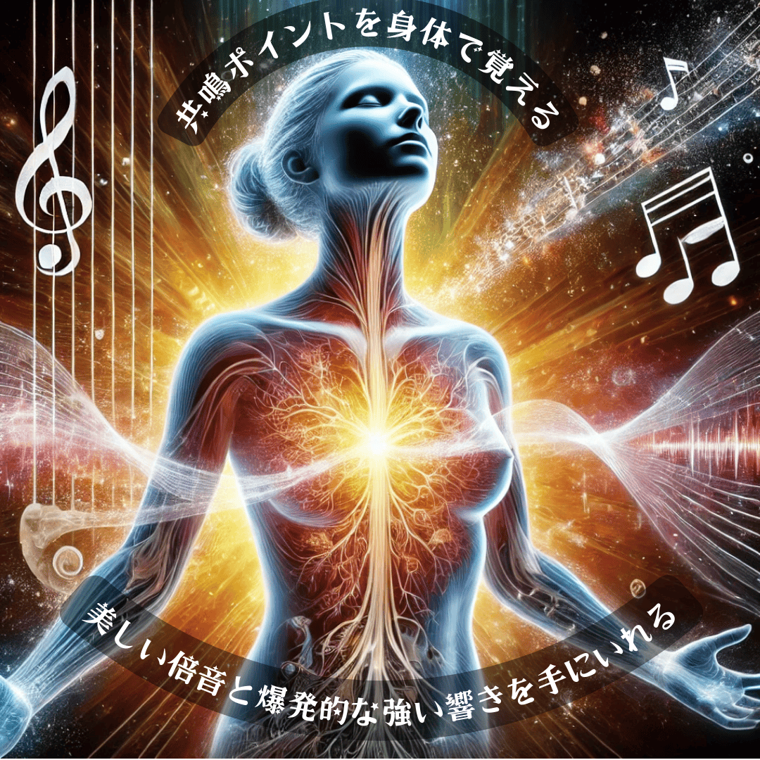 共鳴ポイントを身体で覚えます